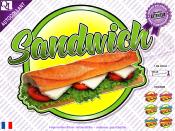 Autocollant Titre SANDWICH Food Truck