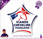 Autocollant VIANDE CHEVALINE FRANCAISE