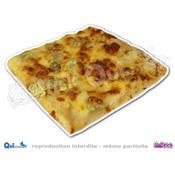 Autocollant Pizza Fromage part carre