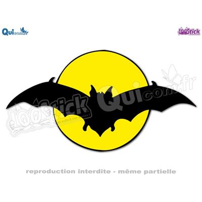 Autocollant CHAUVE-SOURIS (ref5)