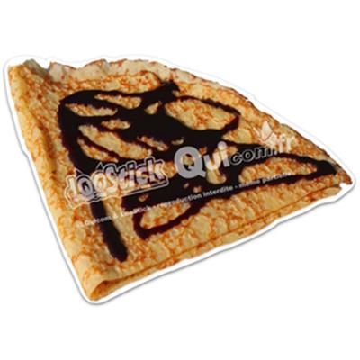 Autocollant Crêpe Chocolat