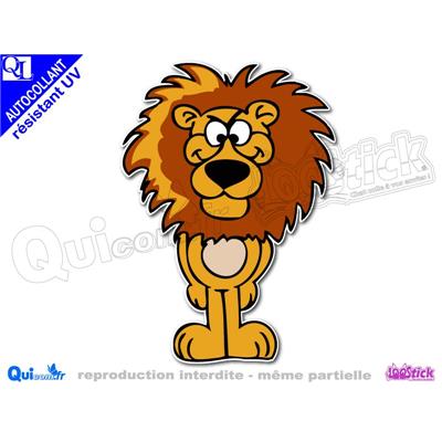 LION COMIQUE autocollant