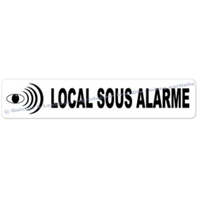 Autocollants Local sous Alarme (PM)