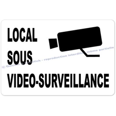 Autocollants Local sous Vidéo Surveillance (GM)