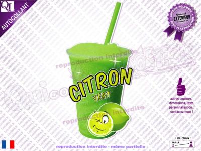 Autocollant GRANITA Citron Vert