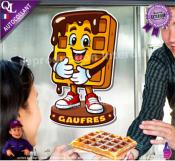 Autocollant GAUFRE COMIQUE
