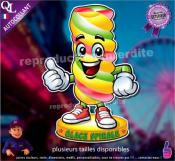 Autocollant GLACE SPIRALE COMIQUE ref1