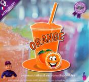 autocollant GRANITE parfum ORANGE sticker