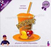 autocollant GRANITE parfum MANGUE PECHE sticker