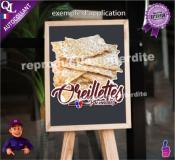 Autocollant OREILLETTES BUGNES PROVENCALES TITRE sticker