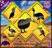 Autocollant PANNEAU AUSTRALIE oiseaux