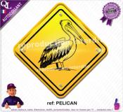 Autocollant PANNEAU AUSTRALIE oiseaux