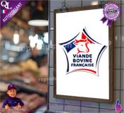 Autocollant VIANDE BOVINE FRANCAISE