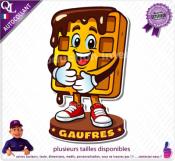Autocollant GAUFRE COMIQUE