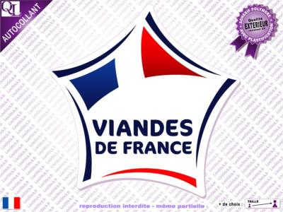 Autocollant VIANDES DE FRANCE