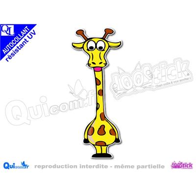 GIRAFE COMIQUE autocollant