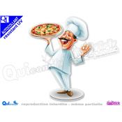 PIZZAIOLO ITALIEN sticker autocollant pub pizzeria