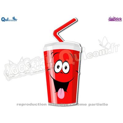 Autocollant Cartoon SODA