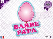 Autocollant BARBE  PAPA titre (ref2)