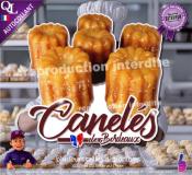 Autocollant CANELES de BORDEAUX TITRE d�tour� STICKER