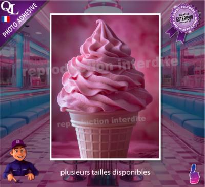 GLACES ITALIENNES poster photo adhésif  ref 1