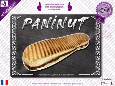 Autocollant PANINUT fond ardoise