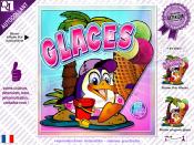 Affiche Autocollante GLACES Pingouin ICE TEAM palmier