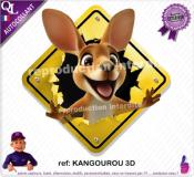 Autocollant PANNEAU AUSTRALIE animaux 3D