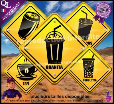 Autocollant PANNEAU AUSTRALIE boissons