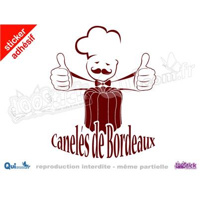 Sticker CHEF Canelés de Bordeaux