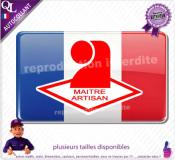 Autocollant MAITRE ARTISAN FRANCE