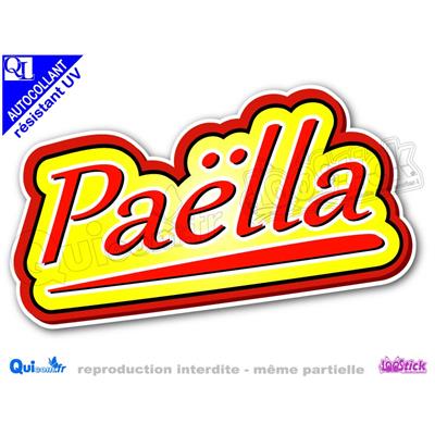 autocollant titre PAELLA