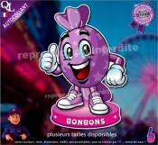 Autocollant BONBON FORAIN mascotte ref1