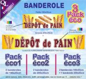 Banderole DEPOT de PAIN Pack éco au choix