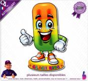 Autocollant GLACE ENFANT KIDS COMIQUE ref1