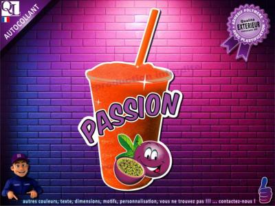 autocollant GRANITE parfum FRUIT DE LA PASSION sticker