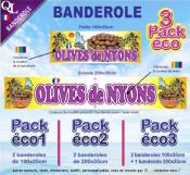 Banderole  OLIVES de NYONS Pack éco au choix