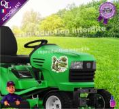 Autocollant ILLUSTRATION ref 2 paysagiste jardinier elagueur