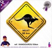 Autocollant PANNEAU AUSTRALIE sur la route
