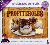 Autocollant PROFITEROLES affiche western indien