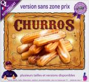 Autocollant CHURROS affiche western indien