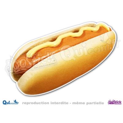 Autocollant HOT-DOG mayonnaise