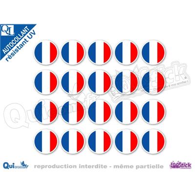 autocollant PASTILLES RONDES FRANCE