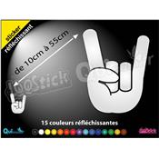 Sticker ROCK METAL METALLEUX