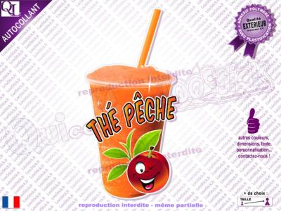 Autocollant GRANITA Thé Pêche