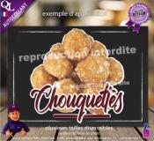 Autocollant CHOUQUETTES titre STICKER