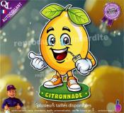 Autocollant CITRONNADE COMIQUE ref1