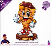 Autocollant CREPE COMIQUE