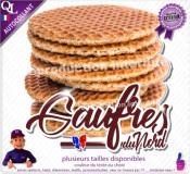 Autocollant GAUFRES du NORD TITRE détouré STICKER