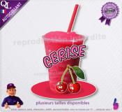 autocollant GRANITE parfum CERISE sticker